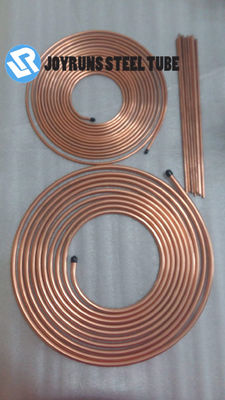 Electro Welded Copper Coil Tube ท่อเหล็กไร้รอยต่อชุบสังกะสีแบบผนังเดียว 4.76 มม. * 0.6 มม