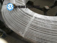 6*0.6MM Low Temp Carbon Steel Pipe Coil , ASTM A254 SPCC Hot Rolled Steel Pipe Refrigerator Condenser